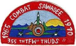 355th Tactical Fighter Wing F-105 Retirement
Return of F-105s to the US. Thai made. Beware of various copies, some made later in Thailand.
