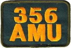 356th Aircraft Maintenance Unit 
1980s era hat patch.
