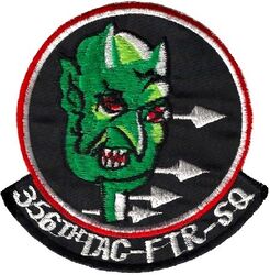 356th Tactical Fighter Squadron
Korean made during Exercise TEAM SPIRIT 1986.
