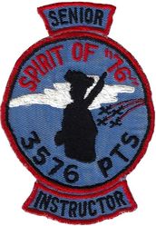 3576th Pilot Training Squadron Senior Instructor
