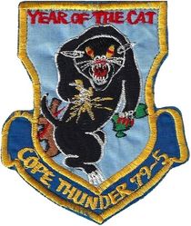 35th Tactical Fighter Squadron Exercise COPE THUNDER 1979-5
Korean made.
