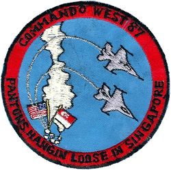 35th Tactical Fighter Squadron Exercise COMMANDO WEST 1987
Korean made.
