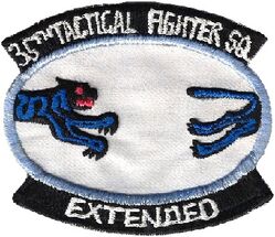 35th Tactical Fighter Squadron Morale
For crews that volunteered to stay longer than the standard one year tour. Korean made.
