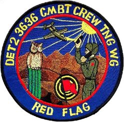 3636th Combat Crew Training Wing Detachment 2 Exercise RED FLAG
On 20 June 1976, Detachment 2, 3636 Combat Crew Training Wing, was activated at Nellis AFB, Nevada to assist the Air Force in planning and conducting search and rescue CSAR) and evasion and escape (E&E) exercises. Inactivated in 1985; Taiwan made.
