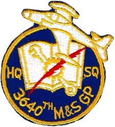 3640th Maintenance and Supply Group Headquarters Squadron 
T-33 aircraft.
