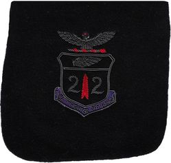 36th Fighter-Day Wing 22d Fighter-Day Squadron
Blazer pocket patch, for 22 FDS assigned to 36 FDW. Bullion German made.
