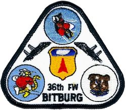 36th Fighter Wing Gaggle
22 FS, 53 FS 525 FS circa 1992. Beware of plastic backed repros.
