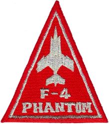 36th Tactical Fighter Squadron F-4
Silver tinsel thread, Japan made.
