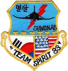 36th Tactical Fighter Squadron Exercise TEAM SPIRIT 1983
Korean made.
