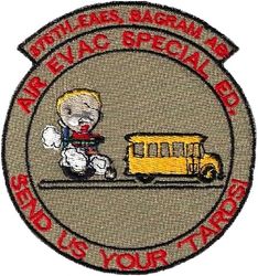 376th Expeditionary Aeromedical Evacuation Squadron Morale
Afghan made.
Keywords: Desert