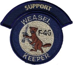 37th Aircraft Generation Squadron F-4G Maintenance Support
Separate tab added for each position within the 37th AMU.
Keywords: subdued