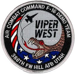 388th Fighter Wing F-16 West Demonstration Team 
