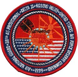 38th Airlift Squadron (Provisional) Joint Task Force Shining Hope 1999
The mission of JTF Shining Hope was to conduct foreign humanitarian assistance operations in support of US government agencies and non-governmental and international organizations engaged in providing humanitarian relief to Kosovar refugees in Albania and Macedonia.
