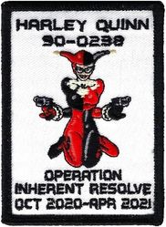 391st Fighter Squadron F-15E 90-0238 Operation INHERENT RESOLVE 2020-2021
