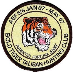 391st Fighter Squadron Operation ENDURING FREEDOM 2007
Bevo weave made.
