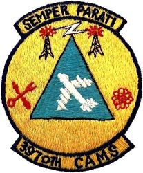 3970th Consolidated Aircraft Maintenance Squadron
Maintenance for SAC reflex operations. Reflex operations consisted of rotating B-47 Stratojet wings overseas for extended duty as part of a dispersal program. Japan made.
