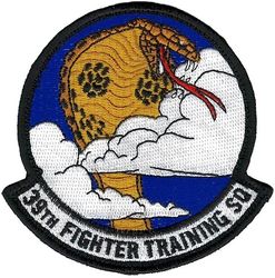 39th Flying Training Squadron
Unofficial designation. Worn by ARES IPs flying the AT-38 in the 39th FTS.
