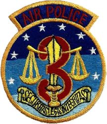 3d Air Police Squadron
1954-1957, Japan made.
