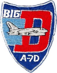 3d Tactical Fighter Squadron A-7D
Circa 1974, Thai made.
