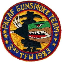 3d Tactical Fighter Wing Gunsmoke Competition 1983
Full color version. F-4E aircraft, Philippine made.
