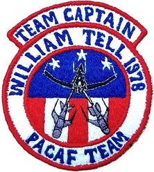 3d Tactical Fighter Wing Team Captain William Tell Competition 1978
Philippine made.
