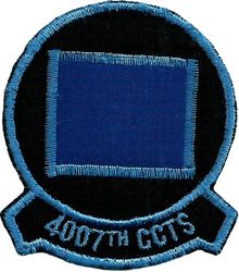 4007th Combat Crew Training Squadron
Blue box applied to center.
