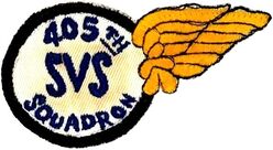 405th Services Squadron
Philippine made.
