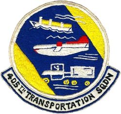 405th Transportation Squadron
Philippine made.
