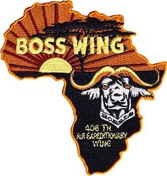 406th Air Expeditionary Wing Morale
The 406th Air Expeditionary Wing (406 AEW) is a provisional air expeditionary unit assigned to the United States Air Force's Third Air Force, stationed at Ramstein Air Base, Germany. Its components conduct tactical airlift, personnel recovery, casualty evacuation, and attack missions in support of United States Africa Command.
