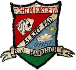 40th Fighter-Interceptor Squadron Alert Pad
Japan made.
