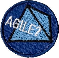 40th Flight Test Squadron F-16 Division Morale
For attachment to 8 ball patch, which is made with pile/loop part of Velcro to front of patch, so smaller patches unique to whatever test project the pilot is working on can be swapped out as needed. This one is for the AN/APG-83, also known as the Scalable Agile Beam Radar, testing.
