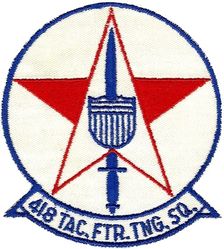 418th Tactical Fighter Training Squadron
Larger sized first version.

