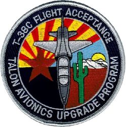 420th Flight Test Flight T-38C Flight Acceptance
The 420th was reactivated in 2001 at Phoenix–Mesa Gateway Airport, Arizona (formerly Williams Air Force Base) as the 420th Flight Test Flight. The flight acted as a Northrop T-38 Talon functional check flight organization. The 420th replaced Operating Location E of the 622d Regional Support Group, which originally stood up in May 2000. After the 413th Flight Test Group was created at Robins Air Force Base, Georgia, the flight was reassigned to the group in 2003. Inactivated on 31 October 2007. 
