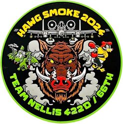 422d Test and Evaluation Squadron and 66th Weapons Squadron Hawgsmoke 2024
Pilots from both Nellis units combined to form one team for the competition.
Keywords: PVC