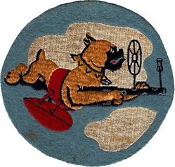 437th Fighter Squadron, Single Engine
Seymour Johnson Field, NC, 15 Oct 1944; Selfridge Field, MI, 21 Nov 1944; Bluethenthal Field, NC, 19 Mar-5 Jun 1945; North Field (Iwo Jima), 7 Jul 1945; Clark Field, Luzon, Philippines, 23 Dec 1945; Floridablanca Airfield, Luzon, Philippines, unknown-30 Sep 1946. WW 2 era on felt.
