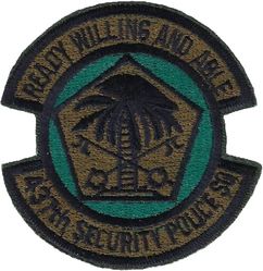 437th Security Police Squadron
Keywords: subdued