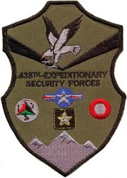 438th Expeditionary Security Forces Squadron Gaggle
Made up of USAF, US Army, Afghans and Danish personnel. Afghan made.
Keywords: subdued
