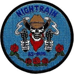 44th Expeditionary Fighter Squadron F-15C 85-0110 Operation INHERENT RESOLVE 2020 
During their deployment to Saudi Arabia, each jet was allowed to have temporary nose art. This adorned the nose of F-15C 85-0110. A lot of Guns-n-Roses symbology in this one.
