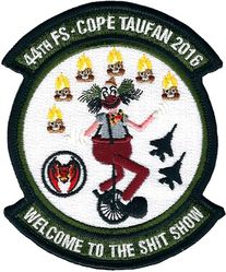 44th Fighter Squadron Exercise COPE TAUFAN 2016
