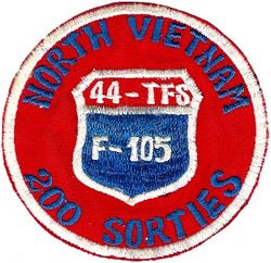 44th Tactical Fighter Squadron F-105 200 Sorties North Vietnam
Japan made.
