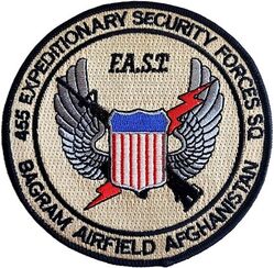 455th Expeditionary Security Forces Squadron Fly Away Security Team
Keywords: Desert