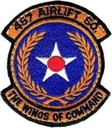 457th Airlift Squadron
Darker yellow version.
