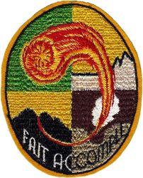 457th Bombardment Group, Heavy 
Established as the 457th Bombardment Group (Heavy) on 19 May 1943. Activated on 1 Jul 1943. Redesignated 457th Bombardment Group, Heavy c. 1944. Inactivated on 28 Aug 1945.

US made by Akron Felt & Chenille CO.

Stations. Geiger Field, WA, 4 Jul 1943; Rapid City AAB, SD, 9 Jul 1943. Ephrata AAB, WA, 28 Oct 1943. Wendover Field, UT, 4 Dec 1943-1 Jan 1944. RAF Glatton (Station 130), England, 22 Jan 1944-1 Jun 1945; Sioux Falls AAF, SD, 20 Jul-28 Aug 1945.

