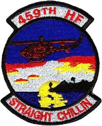 459th Airlift Squadron Helicopter Flight UH-1 Morale
Korean made.
