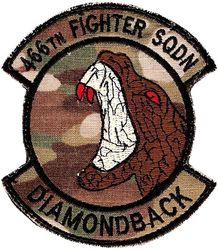 466th Fighter Squadron
Afghan made during deployment.
Keywords: desert