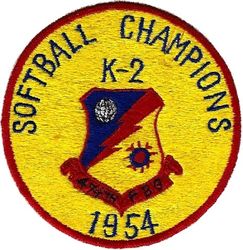 474th Fighter-Bomber Group Softball Champions 1954
Japan made.
