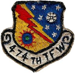 474th Tactical Fighter Wing
Hat/scarf patch, Thai made.
