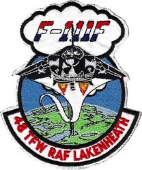 48th Tactical Fighter Wing F-111F 
UK made.
