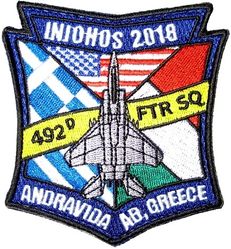 492d Fighter Squadron Iniohos 2018
First version. A second was done with flags on the bottom.
