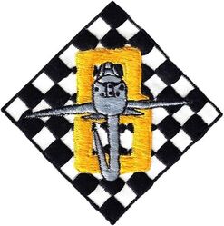 493d Tactical Fighter Squadron B Flight
F-100 aircraft. On twill, Japan made.
